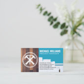 hamerspijker | houtverf | hoofdaannemer visitekaartje (Staand voorkant)