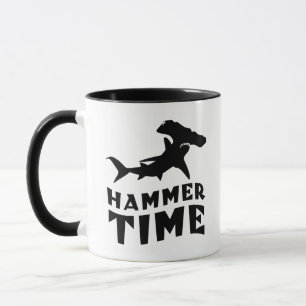 Hamertijd Ontwerp voor hamerhaaienliefhebbers Mok