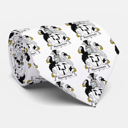 Hamerton Family Crest Stropdas (Opgerold)