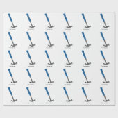 Hamertrekkende nagels cadeaupapier (Vlak)