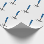 Hamertrekkende nagels cadeaupapier (Hoek)