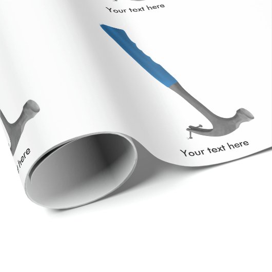 Hamertrekkende nagels cadeaupapier (Rol Hoek)