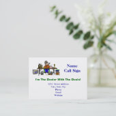 Hamfest Seller  Visitekaartjes (Staand voorkant)