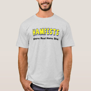 Hamfests Waar Real Hams Zam Radio T-shirt kopen