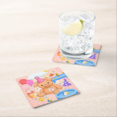 Hamhock's Roze Splashtastic! Verhalenboek Kartonnen Onderzetters (Insitu)