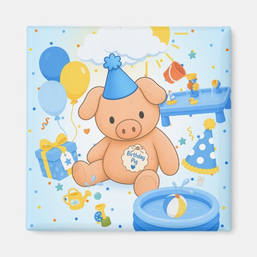 Hamhock's Splashtastic! Sprookjesboek Magneet (Voorkant)