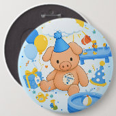 Hamhock's Splashtastic! Sprookjesboek Ronde Button 6,0 Cm (Voorkant /achterkant)