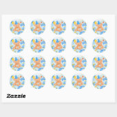 Hamhock's Splashtastic! Sprookjesboek Ronde Sticker (Vel)