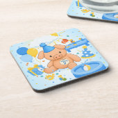 Hamhock's Splashtastic! Verjaardagsfeest Coasters Bier Onderzetter (Linkerzijde)