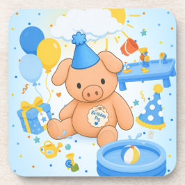 Hamhock's Splashtastic! Verjaardagsfeest Coasters Bier Onderzetter