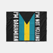 Hamian Queen Nau Hamas Flag Souvenir Travel Vacati Fleece Deken (Voorkant (Horizontaal))