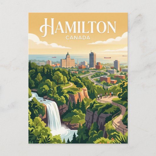 Hamilton, Canada Briefkaart (Voorkant)