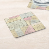 Hamilton, Carthage, Bushnell, Lincoln en LaHarpe Kartonnen Onderzetters (Schuin)