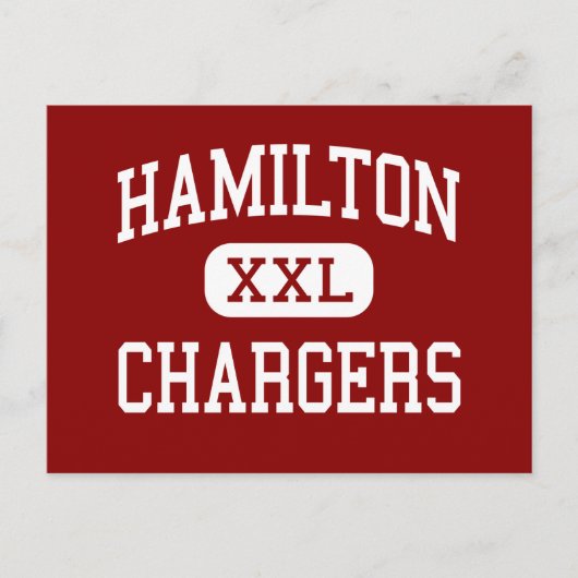 Hamilton - Chargers - Middle - Hamilton Montana Briefkaart (Voorkant)