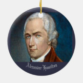 Hamilton Circle Ornamant Keramisch Ornament (Achterkant)