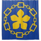 Hamilton City vlag Ontario Canada symbool Douchegordijn (Voorkant)