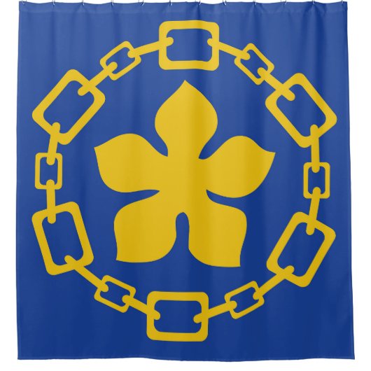 Hamilton City vlag Ontario Canada symbool Douchegordijn (Voorkant)