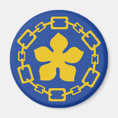 Hamilton City vlag Ontario Canada symbool Magneet (Voorkant)