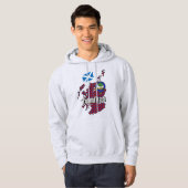Hamilton Clan Badge Adult Hoodie (Voorkant volledig)