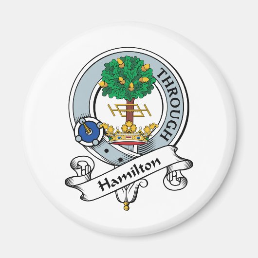 Hamilton Clan Badge Magneet (Voorkant)