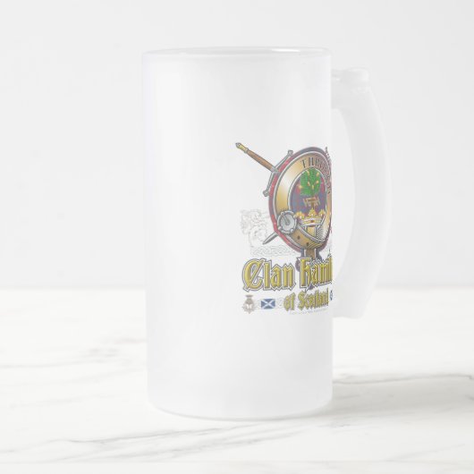 Hamilton Clan Badge Matglas Bierpul (Voorkant rechts)