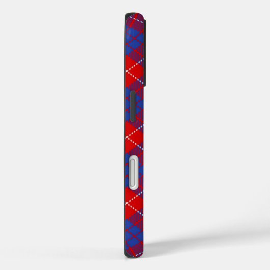 Hamilton Clan Badge & Tartan iPhone / iPad case (Achterkant / Rechts)