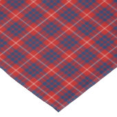 Hamilton Clan Bright Red en Royal Blue Tartan Tafelkleed (Gekanteld)