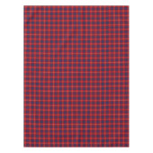 Hamilton Clan Bright Red en Royal Blue Tartan Tafelkleed (Voorkant)