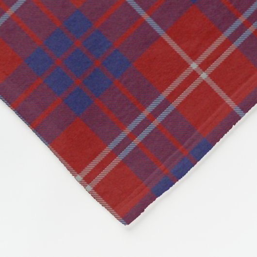 Hamilton Clan Tartan Pset Fleece Blanket (Hoek)