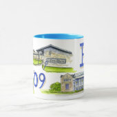 Hamilton college van gebouwen mok (Midden)