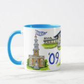 Hamilton college van gebouwen mok (Links)