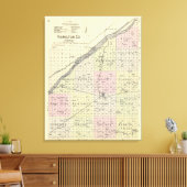 Hamilton County, Nebraska Canvas Afdruk (Insitu (Woonkamer))