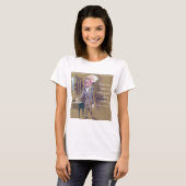Hamilton "Fall For Anything" Citaat Dames T-shirt (Voorkant volledig)