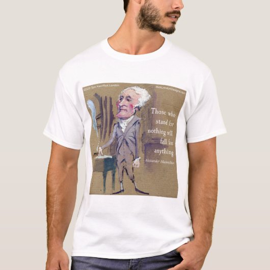 Hamilton Fall Voor Alles (Kunstwerk) T-shirt (Voorkant)