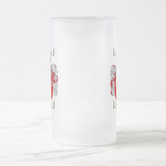 HAMILTON FAMILIE CREST - HAMILTON WAPENKAT MATGLAS BIERPUL (Center)