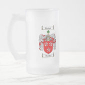 HAMILTON FAMILIE CREST - HAMILTON WAPENKAT MATGLAS BIERPUL (Links)