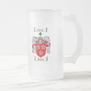 HAMILTON FAMILIE CREST - HAMILTON WAPENKAT MATGLAS BIERPUL
