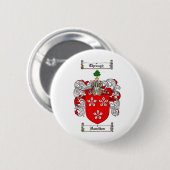 HAMILTON FAMILIE CREST - HAMILTON WAPENKAT RONDE BUTTON 5,7 CM (Voorkant /achterkant)