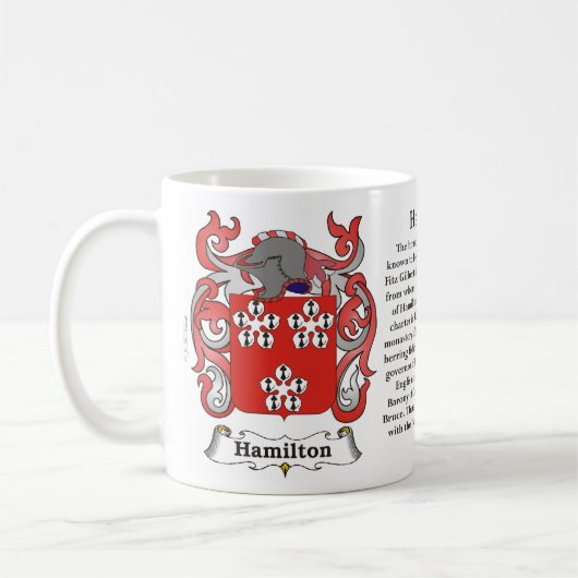 Hamilton Family Coat of Arms Mok (Links)