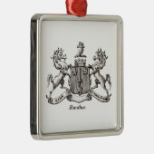 HAMILTON FAMILY CREST METALEN ORNAMENT (Rechts)