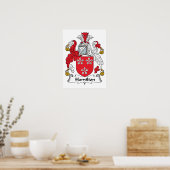 Hamilton Family Crest Poster (Keuken)