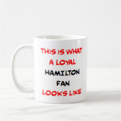 hamilton fan, loyal koffiemok (Links)