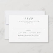 Hamilton Formele Landschap Wedding RSVP Kaart (Voorkant)