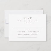 Hamilton Formele Landschap Wedding RSVP Kaart (Voorkant)