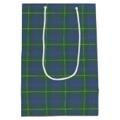 Hamilton Green Scottish Tartan Medium Cadeauzakje (Achterkant)