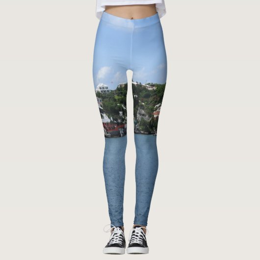 Hamilton Harbor Uitzicht Leggings (Voorkant)
