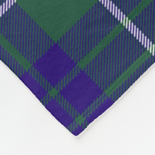 Hamilton Hunting Modern Plaid Fleece Deken (Hoek)