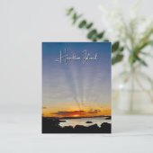 Hamilton Island Zonsondergang Briefkaart (Staand voorkant)
