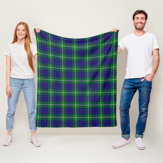 Hamilton Jachtplaid Fleece Deken (In situ)