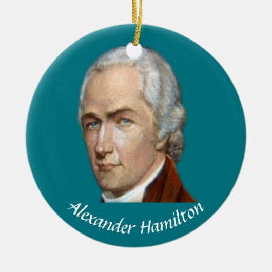 Hamilton Kerstsierent Keramisch Ornament (Voorkant)